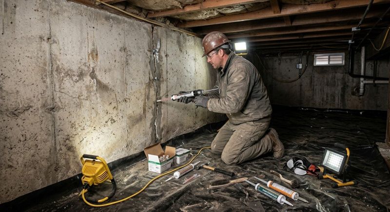 Basement Foundation Repair in Tamworth, NH