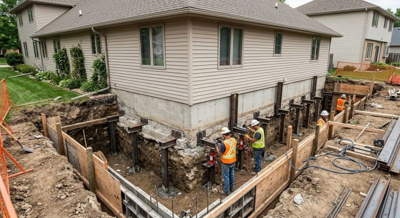 Basement Underpinning in Laconia, NH
