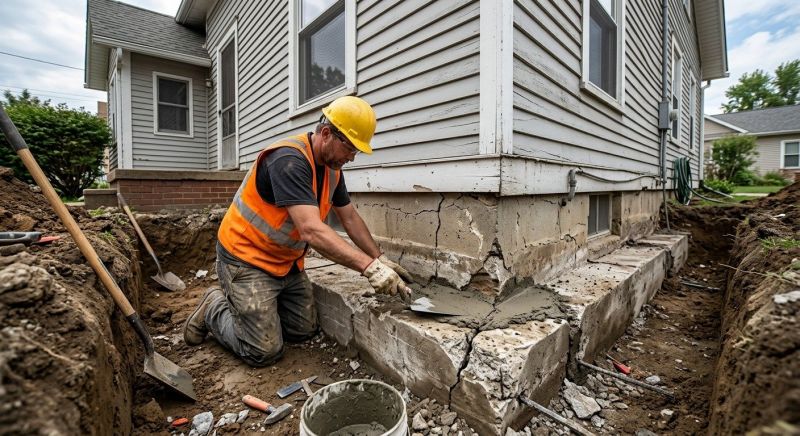 Building Foundation Repair in Belmont, NH