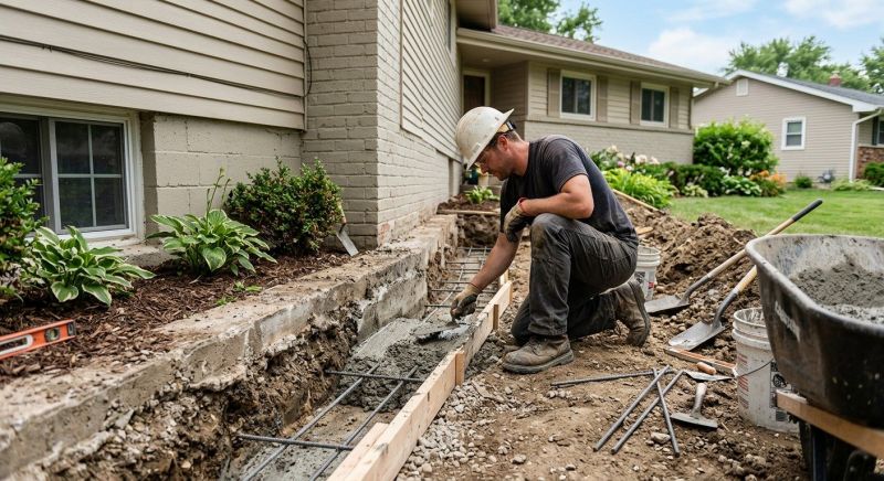 Concrete Foundation Repair in Belmont, NH