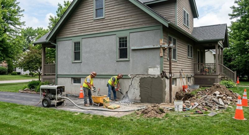 Concrete Foundation Repair in Laconia, NH