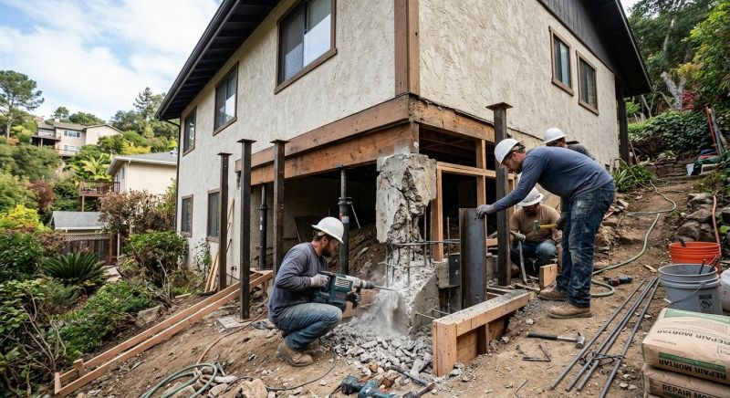 Concrete Foundation Repair in Pittsfield, NH