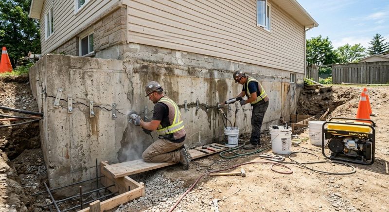 Concrete Foundation Repair in Wolfeboro, NH
