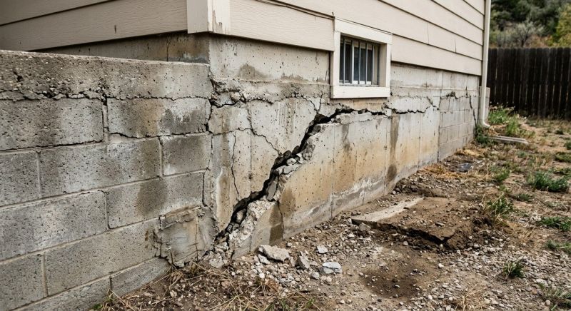Cracked Foundation Repair in Center Ossipee, NH
