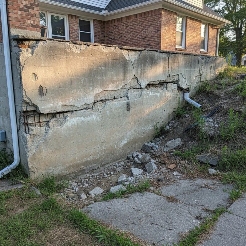 Cracked Foundation Repair in Moultonborough, NH