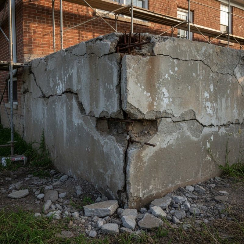 Cracked Foundation Repair in Ossipee, NH