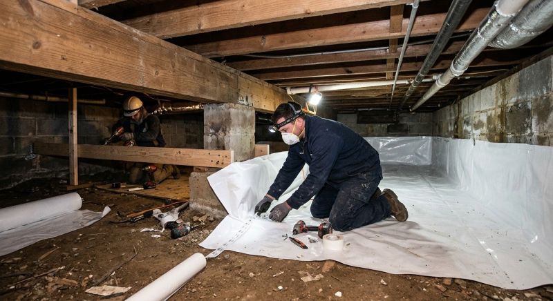 Crawl Space Leveling in Laconia, NH