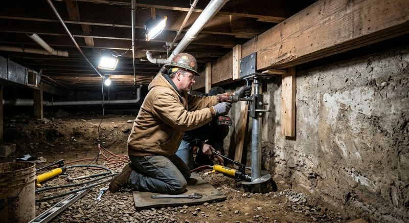 Crawlspace Foundation Repair in Carroll County, NH