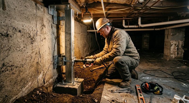 Crawlspace Foundation Repair in Center Barnstead, NH