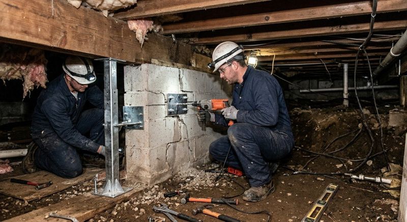 Crawlspace Foundation Repair in Laconia, NH
