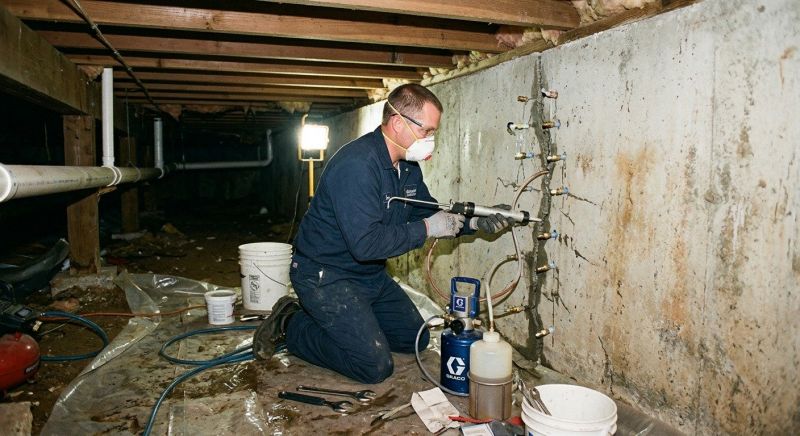 Crawlspace Foundation Repair in Plymouth, NH