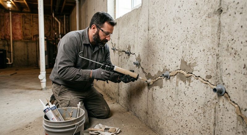 Foundation Cracks Repair in Laconia, NH