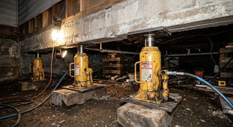 Foundation Jacking in Belmont, NH