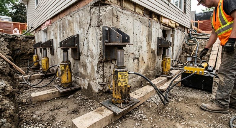 Foundation Jacking in Center Barnstead, NH