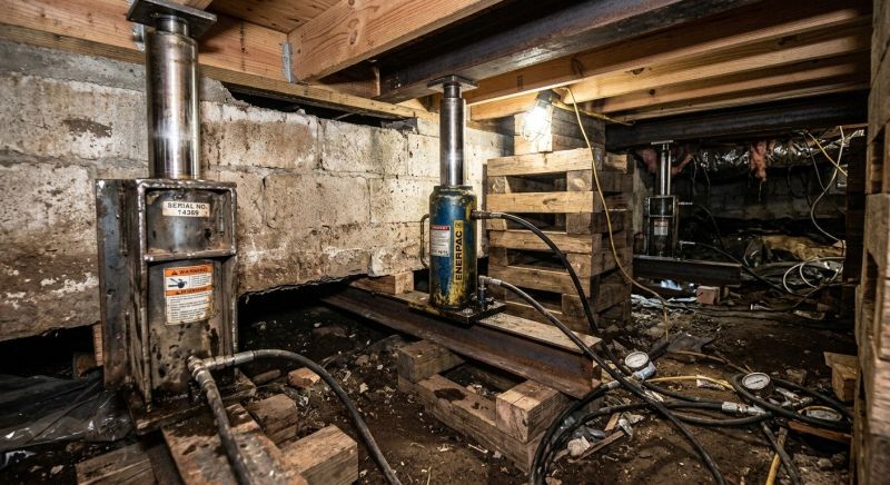 Foundation Jacking in East Wakefield, NH
