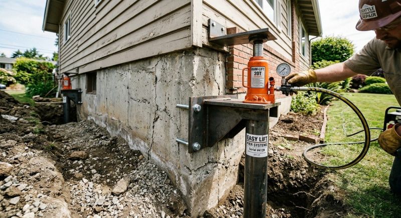 Foundation Jacking in Epsom, NH