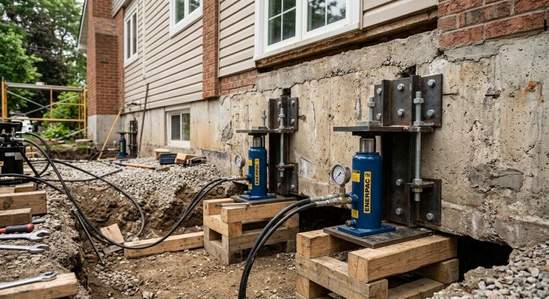 Foundation Jacking in Laconia, NH