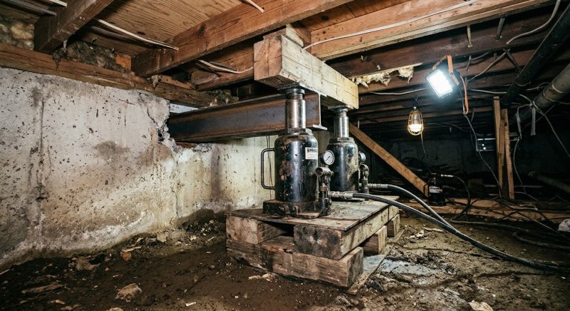 Foundation Jacking in Laconia, NH
