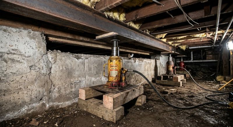 Foundation Jacking in Ossipee, NH