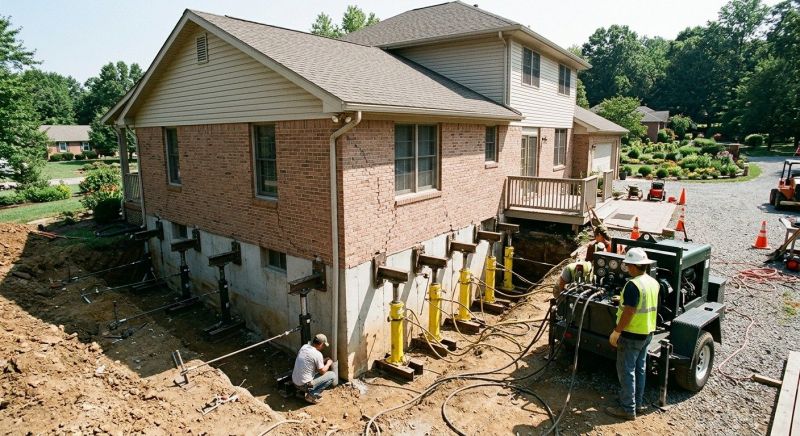 Foundation Jacking in Tamworth, NH