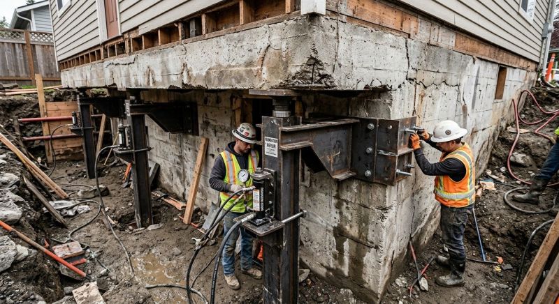 Foundation Lifting in Center Ossipee, NH
