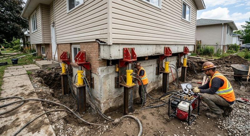 Foundation Lifting in Concord, NH