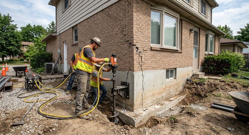 Foundation Lifting in Epsom, NH