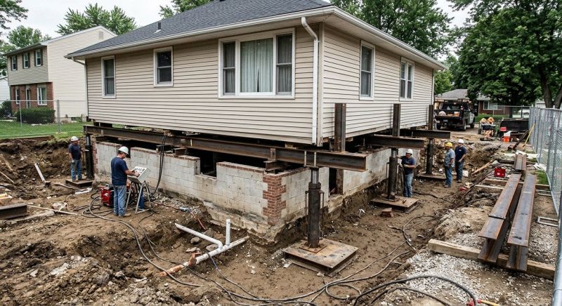 Foundation Lifting in Laconia, NH