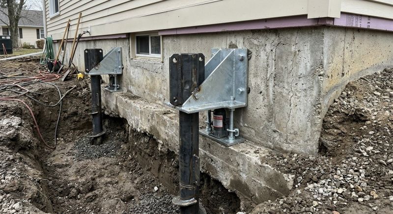 Foundation Pier Leveling in Laconia, NH