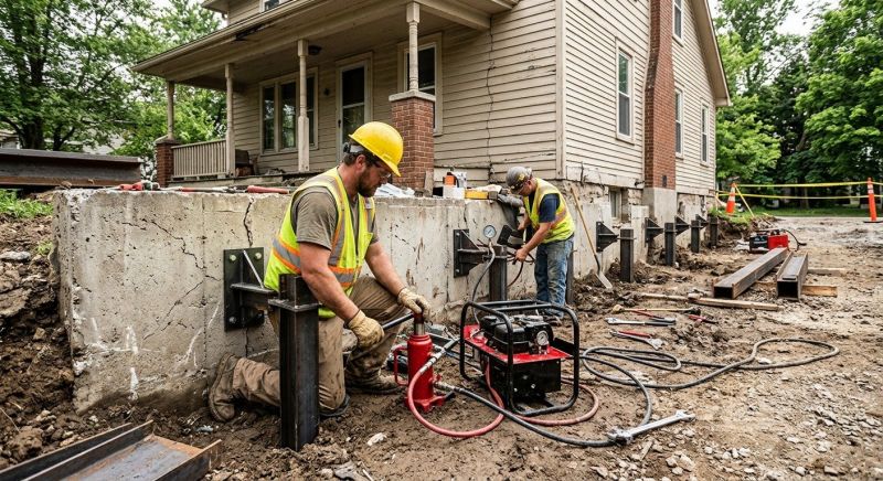 Foundation Stabilizing in Belmont, NH
