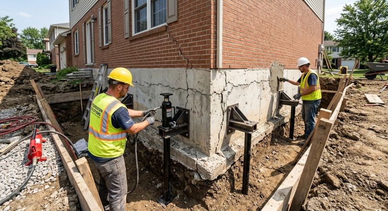 Foundation Structural Repair in Tilton, NH