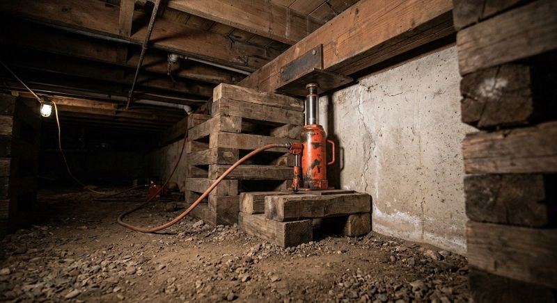 House Foundation Leveling in Laconia, NH