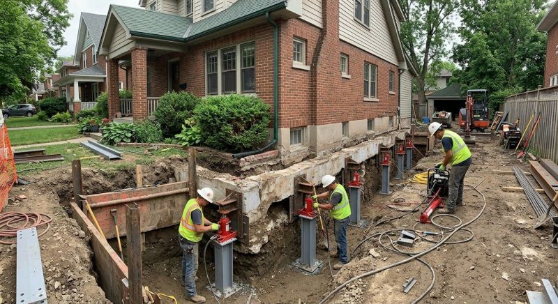 House Underpinning in Laconia, NH