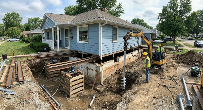House Underpinning in Laconia, NH